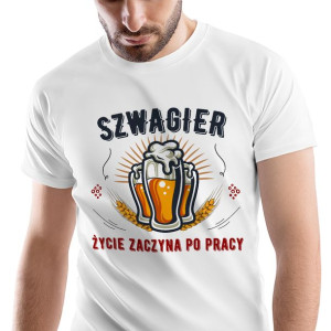 T-Shirt Męski Dla Szwagra Koszulka XL Prezent