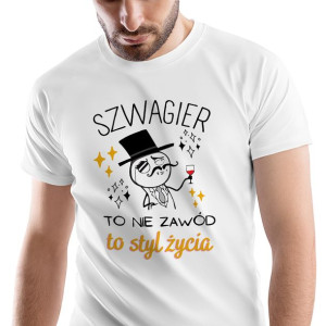 T-Shirt Męski Dla Szwagra Koszulka XL Prezent