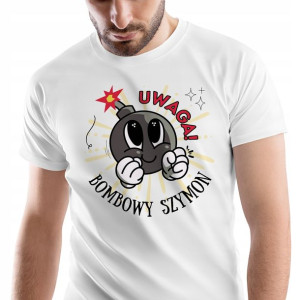 T-Shirt Męski Dla Szymona Koszulka L Prezent