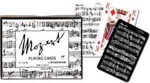 Karty Piatnik Mozart, black and white