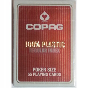 Copag plastikowe karty do pokera Regular Index Cze