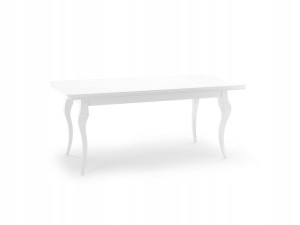 Stół rozkładany LARA 200/300x100x76 biały połysk