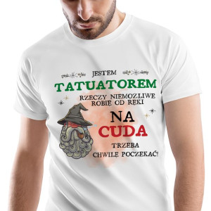 T-Shirt Męski Dla Tatuatora Koszulka XL Prezent