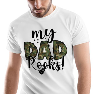 T-Shirt Męski Dla Taty Dad Koszulka XL Prezent