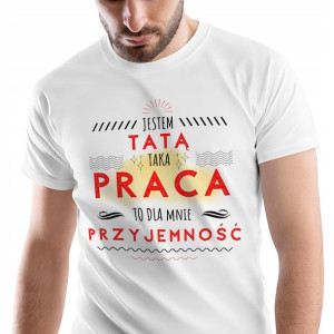 T-Shirt Męski Dla Taty Koszulka S Prezent