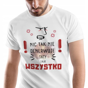 T-Shirt Męski Dla Taty Koszulka XL Prezent