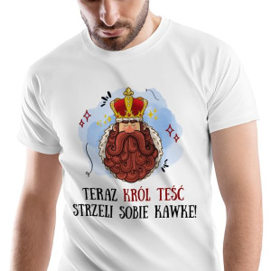 T-Shirt Męski Dla Teścia Koszulka L Prezent