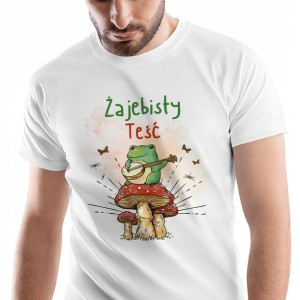 T-Shirt Męski Dla Teścia Koszulka M Prezent