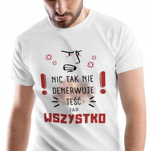 T-Shirt Męski Dla Teścia Koszulka M Prezent