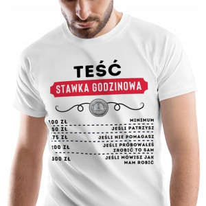 T-Shirt Męski Dla Teścia Koszulka M Prezent