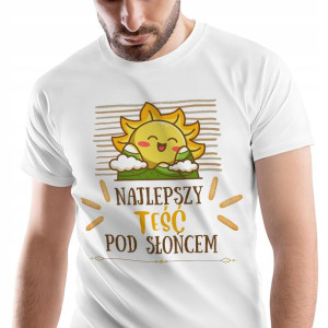 T-Shirt Męski Dla Teścia Koszulka M Prezent