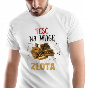 T-Shirt Męski Dla Teścia Koszulka M Prezent