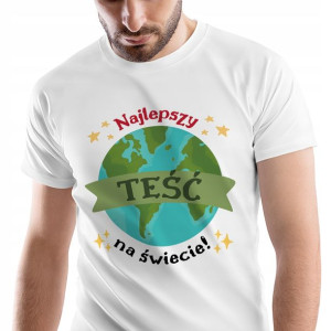T-Shirt Męski Dla Teścia Koszulka M Prezent