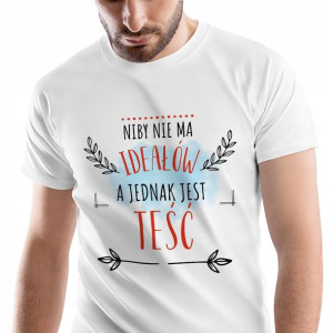 T-Shirt Męski Dla Teścia Koszulka S Prezent