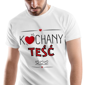 T-Shirt Męski Dla Teścia Koszulka S Prezent