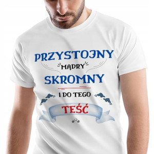T-Shirt Męski Dla Teścia Koszulka XL Prezent