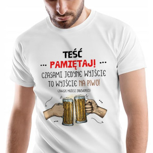 T-Shirt Męski Dla Teścia Koszulka XL Prezent
