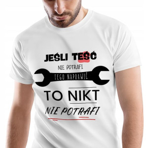 T-Shirt Męski Dla Teścia Koszulka XL Prezent