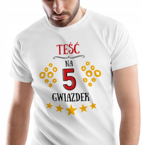 T-Shirt Męski Dla Teścia Koszulka XL Prezent