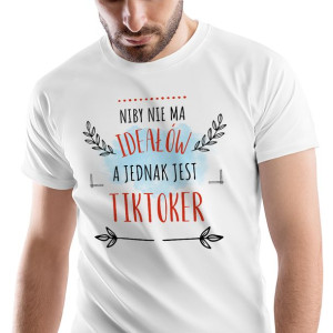 T-Shirt Męski Dla Tiktokera Koszulka S Prezent
