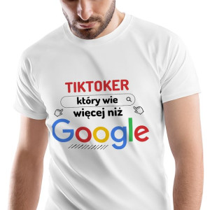 T-Shirt Męski Dla Tiktokera Koszulka XXL Prezent