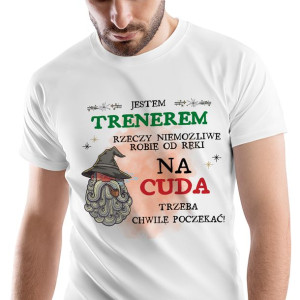 T-Shirt Męski Dla Trenera Koszulka XXL Prezent