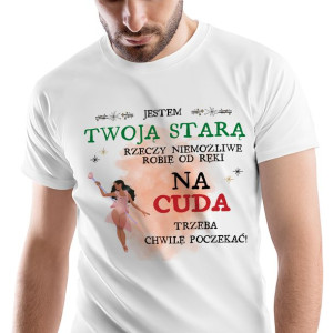 T-Shirt Męski Dla Twojej Starej Koszulka XL