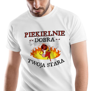 T-Shirt Męski Dla Twojej Starej Koszulka XL