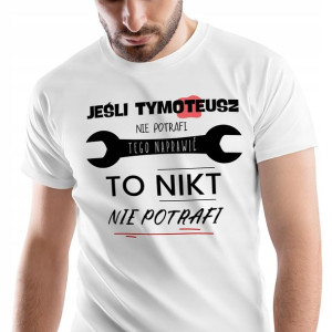 T-Shirt Męski Dla Tymoteusza Koszulka L Prezent