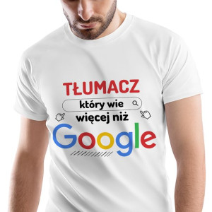 T-Shirt Męski Dla Tłumacza Koszulka S Prezent