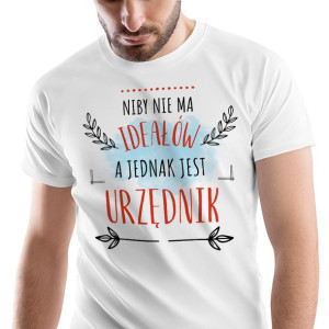 T-Shirt Męski Dla Urzędnika Koszulka L Prezent