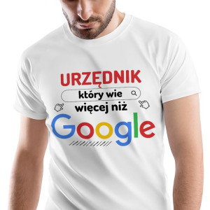 T-Shirt Męski Dla Urzędnika Koszulka S Prezent