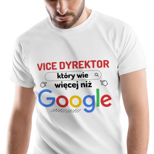 T-Shirt Męski Dla Vice Dyrektora Koszulka M