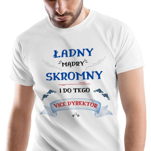 T-Shirt Męski Dla Vice Dyrektora Koszulka Prezent