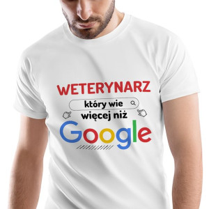 T-Shirt Męski Dla Weteryrza Urodziny L Prezent