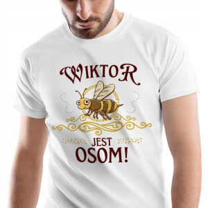 T-Shirt Męski Dla Wiktora Koszulka L Prezent