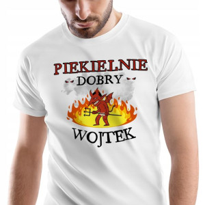 T-Shirt Męski Dla Wojtka Koszulka L Prezent