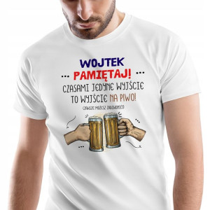 T-Shirt Męski Dla Wojtka Koszulka S Prezent