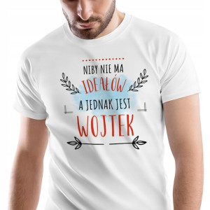 T-Shirt Męski Dla Wojtka Koszulka S Prezent