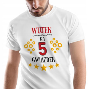 T-Shirt Męski Dla Wujka Koszulka L Prezent