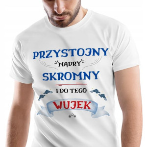 T-Shirt Męski Dla Wujka Koszulka M Prezent