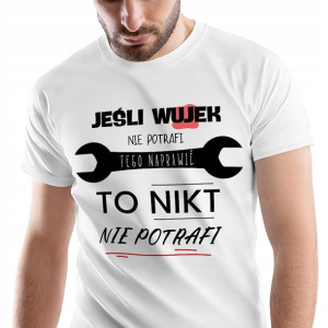 T-Shirt Męski Dla Wujka Koszulka S Prezent
