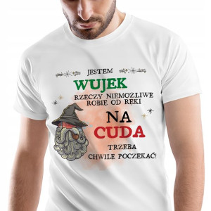T-Shirt Męski Dla Wujka Koszulka XL Prezent