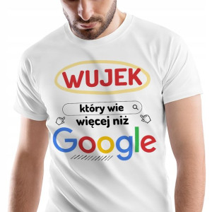 T-Shirt Męski Dla Wujka Koszulka XL Prezent