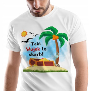 T-Shirt Męski Dla Wujka Koszulka XL Prezent
