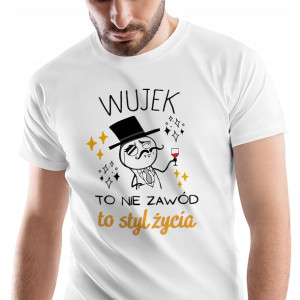 T-Shirt Męski Dla Wujka Koszulka XL Prezent