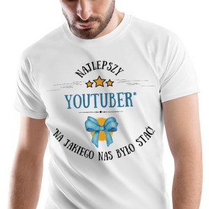 T-Shirt Męski Dla Youtubera Koszulka S Prezent