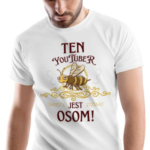 T-Shirt Męski Dla Youtubera Koszulka S Prezent
