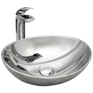 Umywalka Ceramiczna Nablatowa Rea Sofia Silver