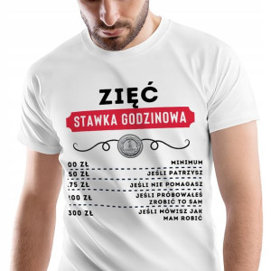 T-Shirt Męski Dla Zięcia Koszulka S Prezent